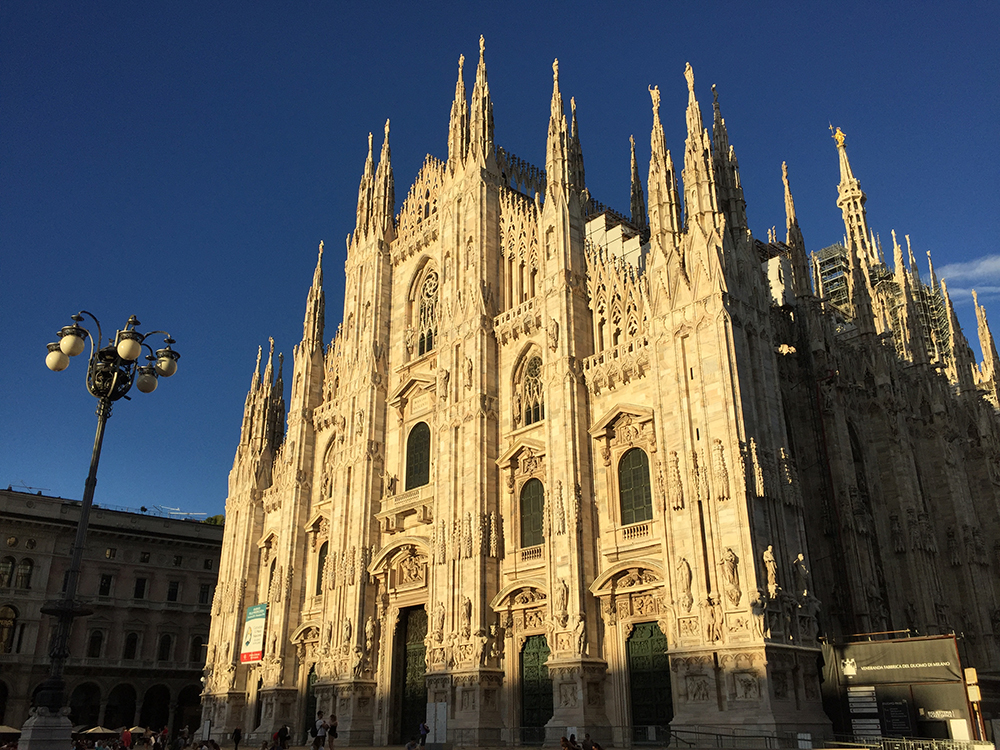 The Duomo cathedral in Milan