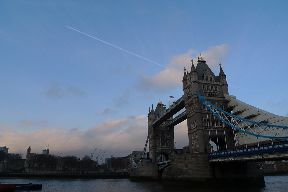 Tower Bridge in London — a memory from the journey